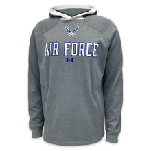 Load image into Gallery viewer, Air Force Under Armour Gameday Double Knit Fleece Hood (Grey)