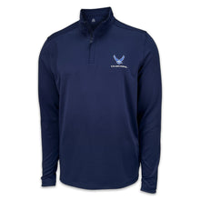 Load image into Gallery viewer, Air Force Wings Under Armour Lightweight 1/4 Zip (Navy)