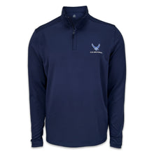 Load image into Gallery viewer, Air Force Wings Under Armour Lightweight 1/4 Zip (Navy)