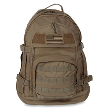 Load image into Gallery viewer, USA Flag S.O.C. 3 Day Pass Bag (Coyote Brown)