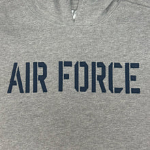 Load image into Gallery viewer, Air Force Wings Tackle Twill Embroidered Fleece Hood (Grey)