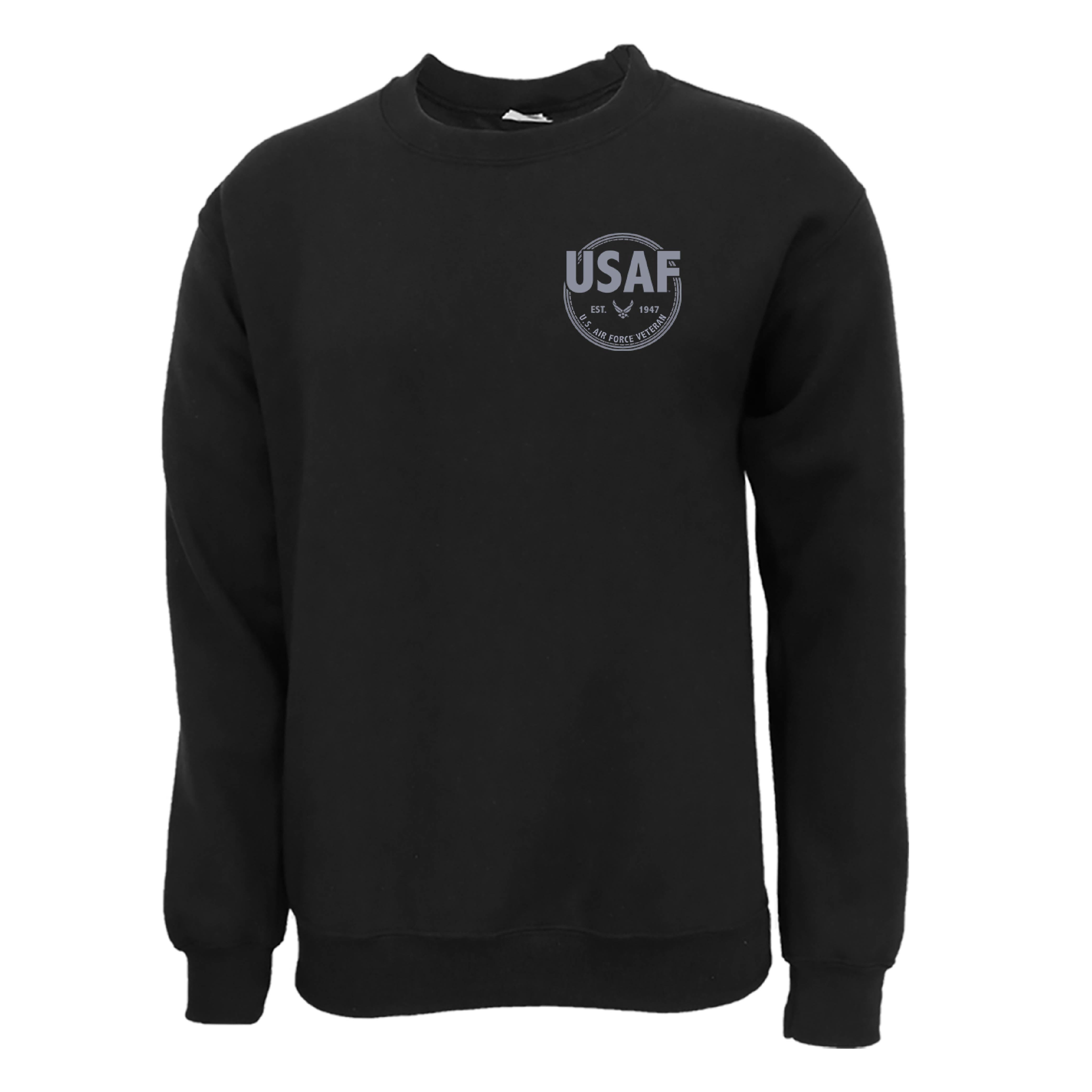 Air Force Veteran Left Chest Crewneck