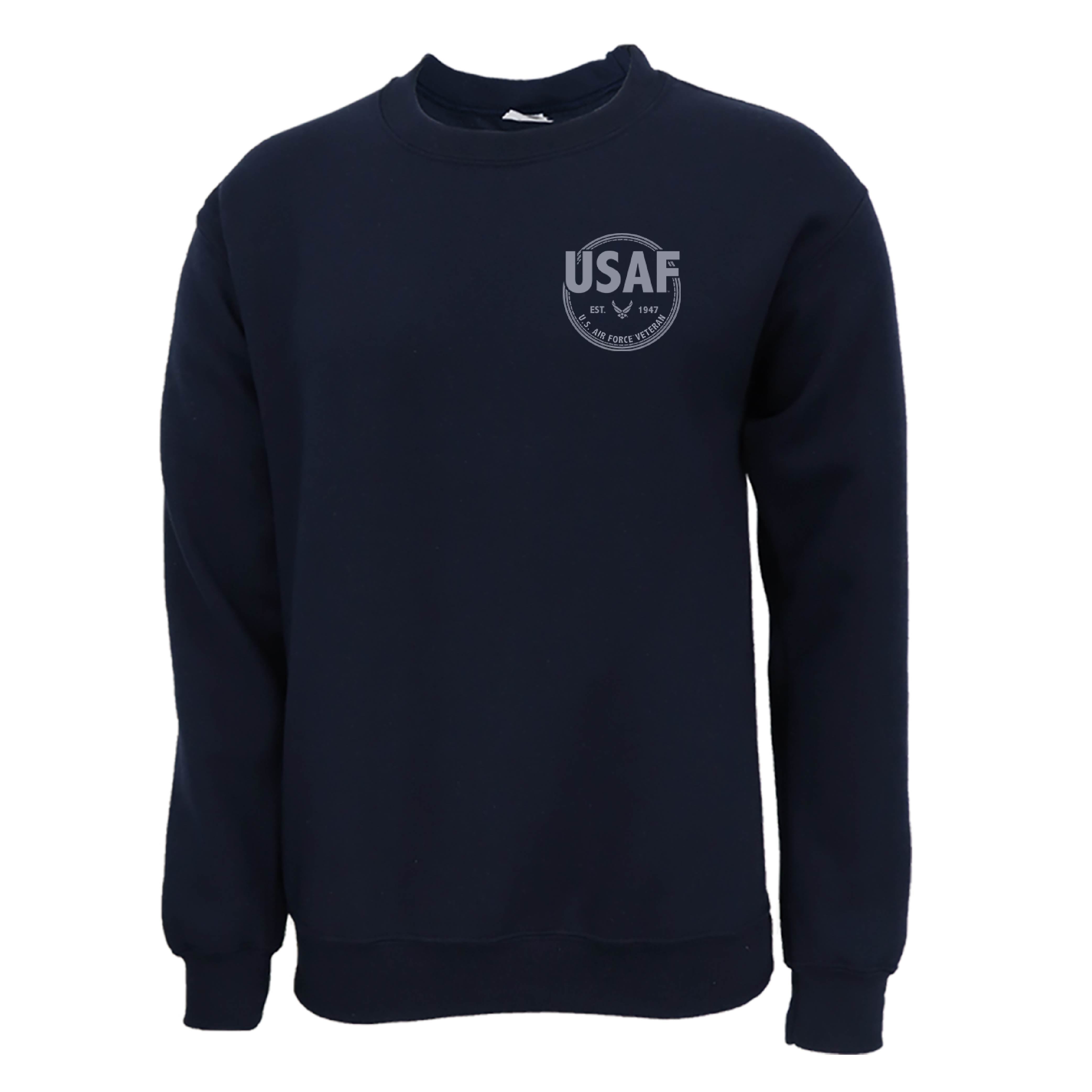 Air Force Veteran Left Chest Crewneck