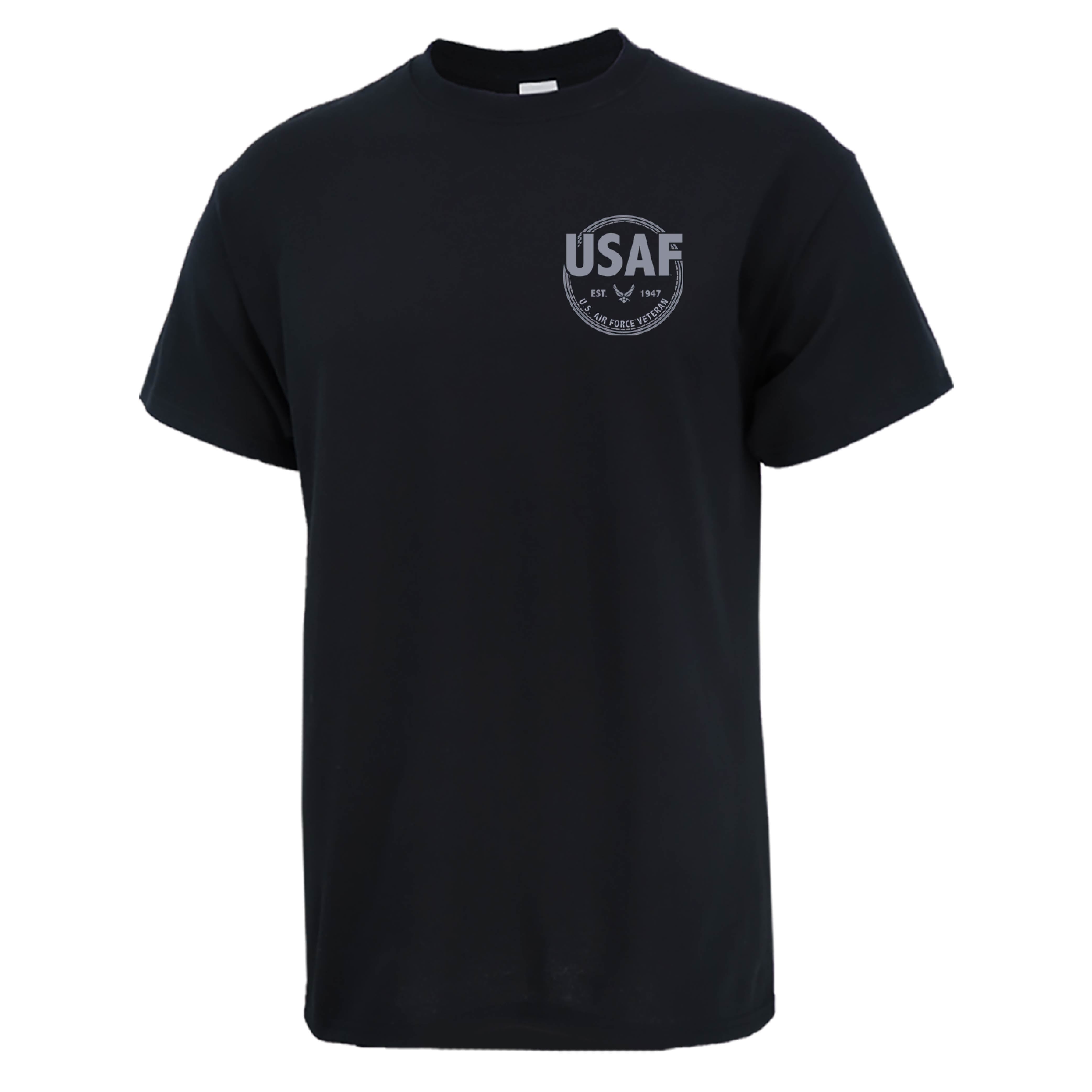 Air Force Veteran Left Chest T-Shirt