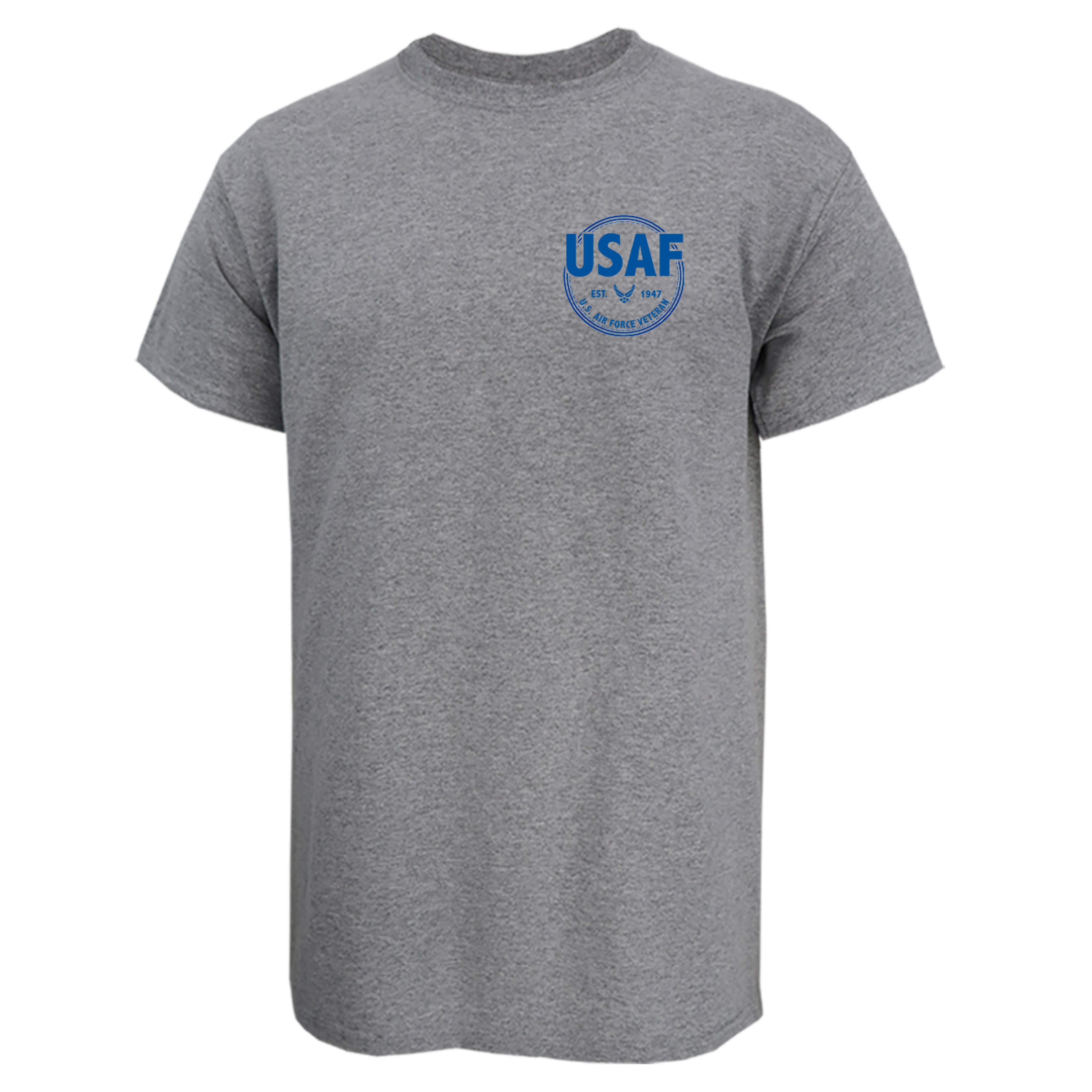 Air Force Veteran Left Chest T-Shirt