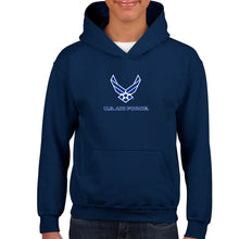 Load image into Gallery viewer, Air Force Youth Wings Logo Hood