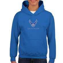 Load image into Gallery viewer, Air Force Youth Wings Logo Hood