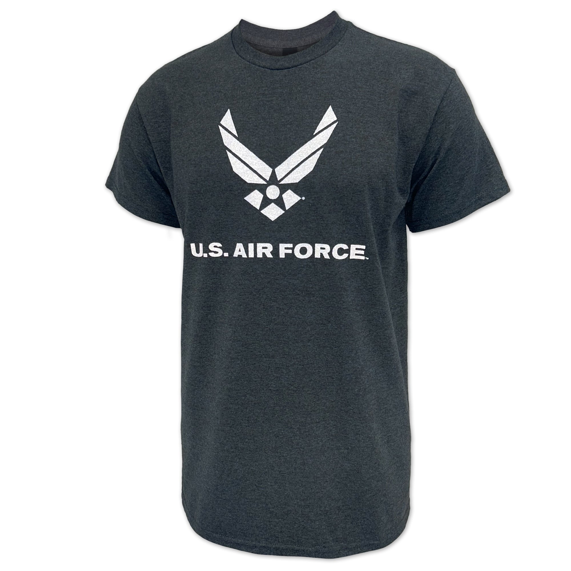 Air Force Reflective Logo T-Shirt (Charcoal)