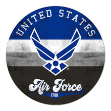 Load image into Gallery viewer, Circle Retro Multi Air Force (20x20)*