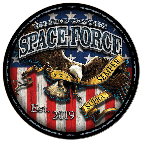 United States Space Force Fighting Eagle Circle (20x20)*