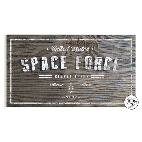 United States Space Force Woodgrain Indoor Outdoor (11x20)*