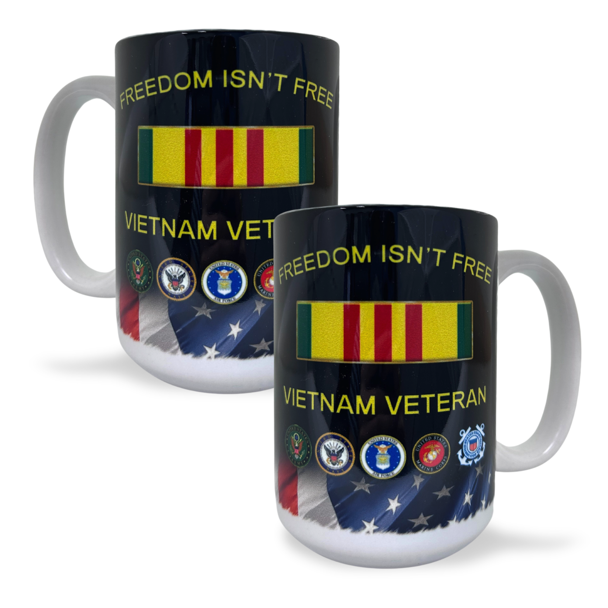 Freedom Isn't Free Vietnam Veteran Mug