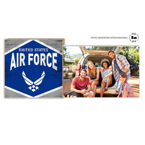 Air Force Retro Diamond Floating Picture Frame*