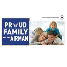 Load image into Gallery viewer, Air Force Floating Picture Frame Military Proud Family*