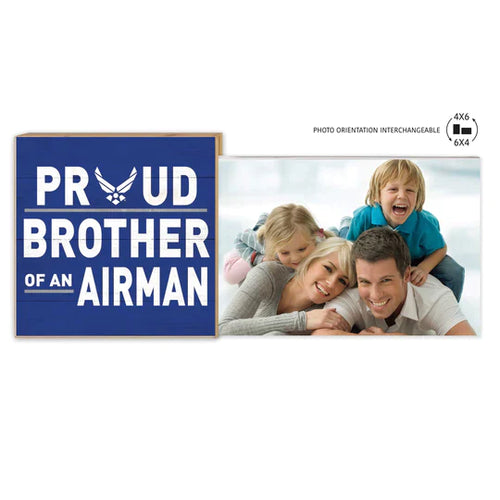 Air Force Floating Picture Frame Military Proud Brother*