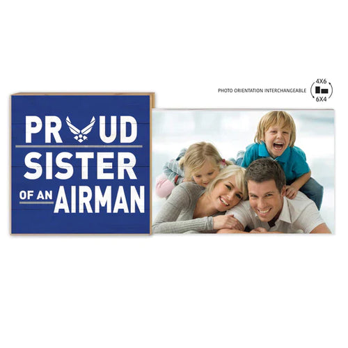 Air Force Floating Picture Frame Military Proud Sister*