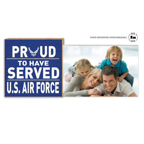 Air Force Proud to Serve Floating Picture Frame*