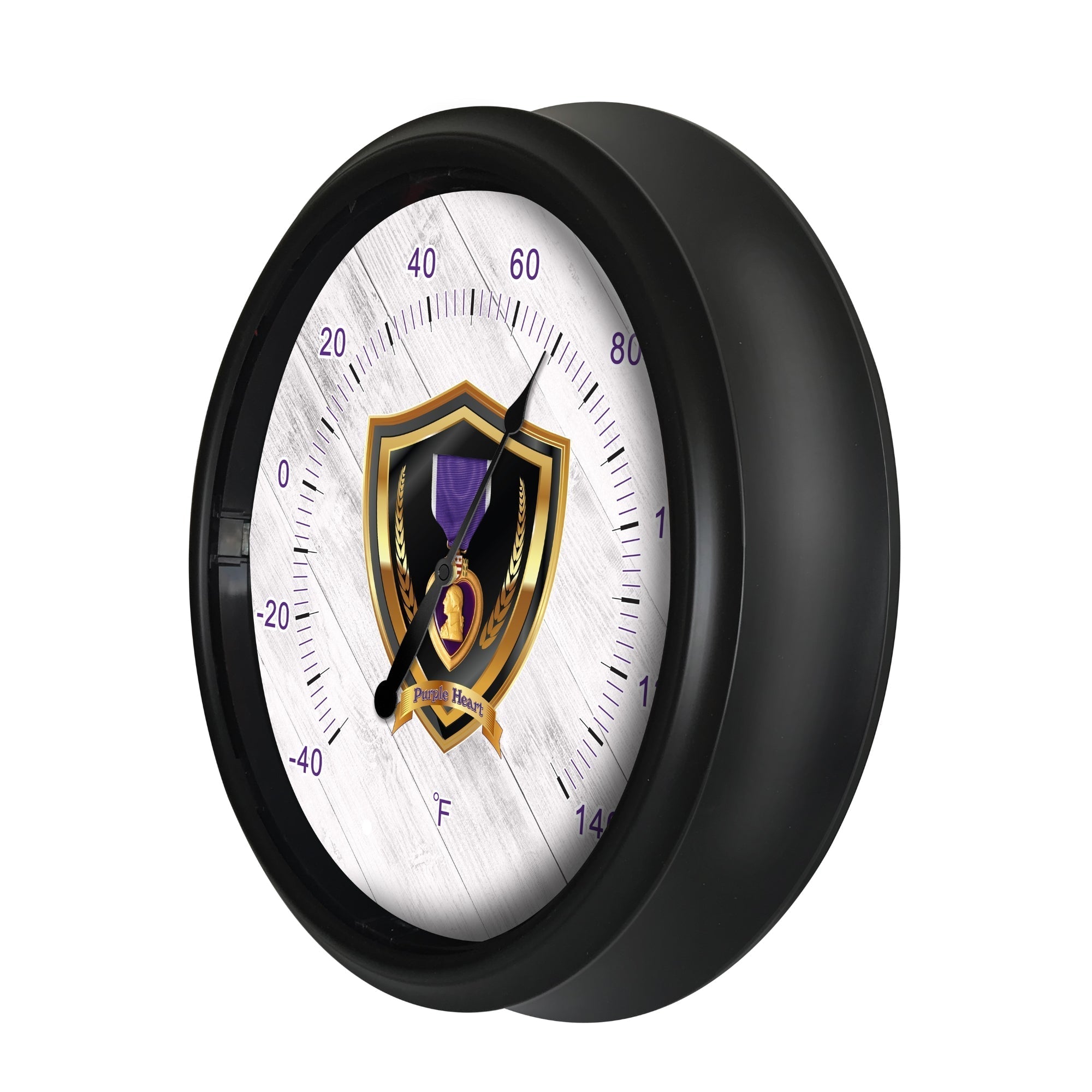 Purple Heart Indoor/Outdoor LED Thermometer*