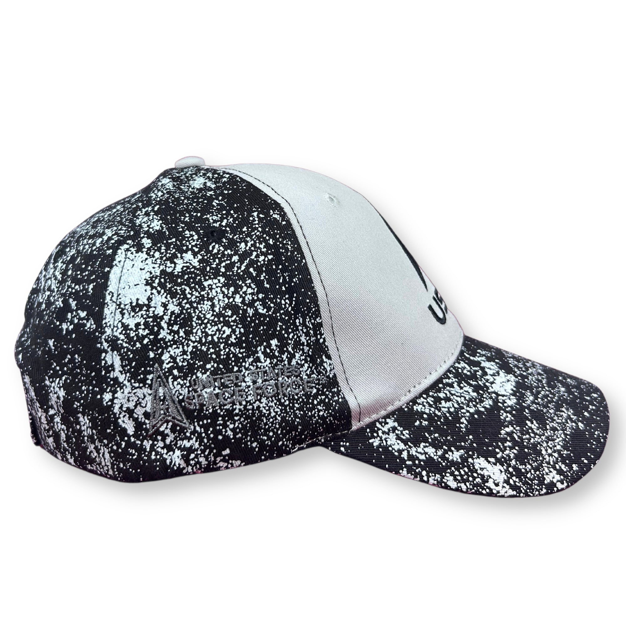 Space Force Logo Two Tone Flag Hat (Grey/Star)