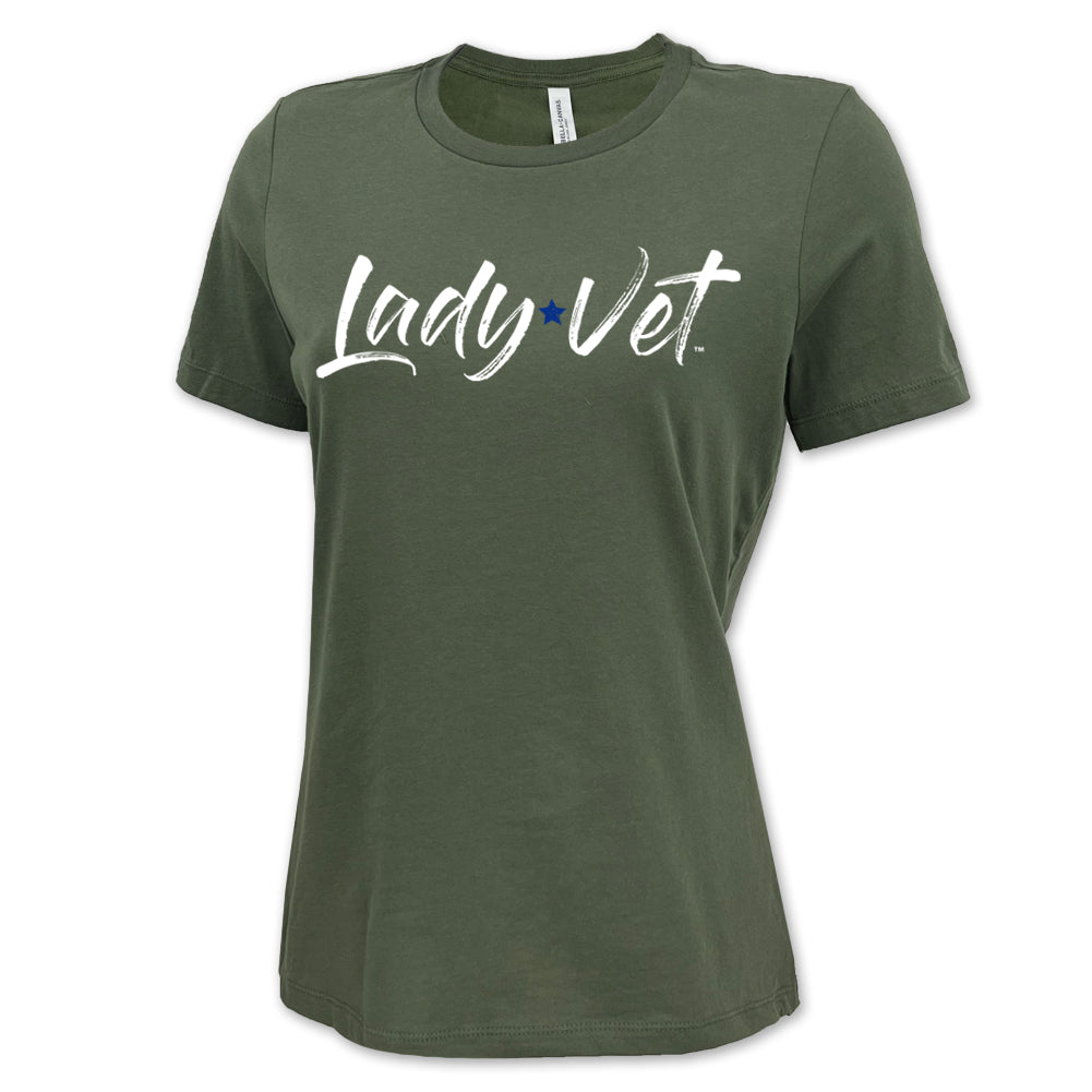 Air Force Lady Vet Full Chest Logo Ladies T-Shirt