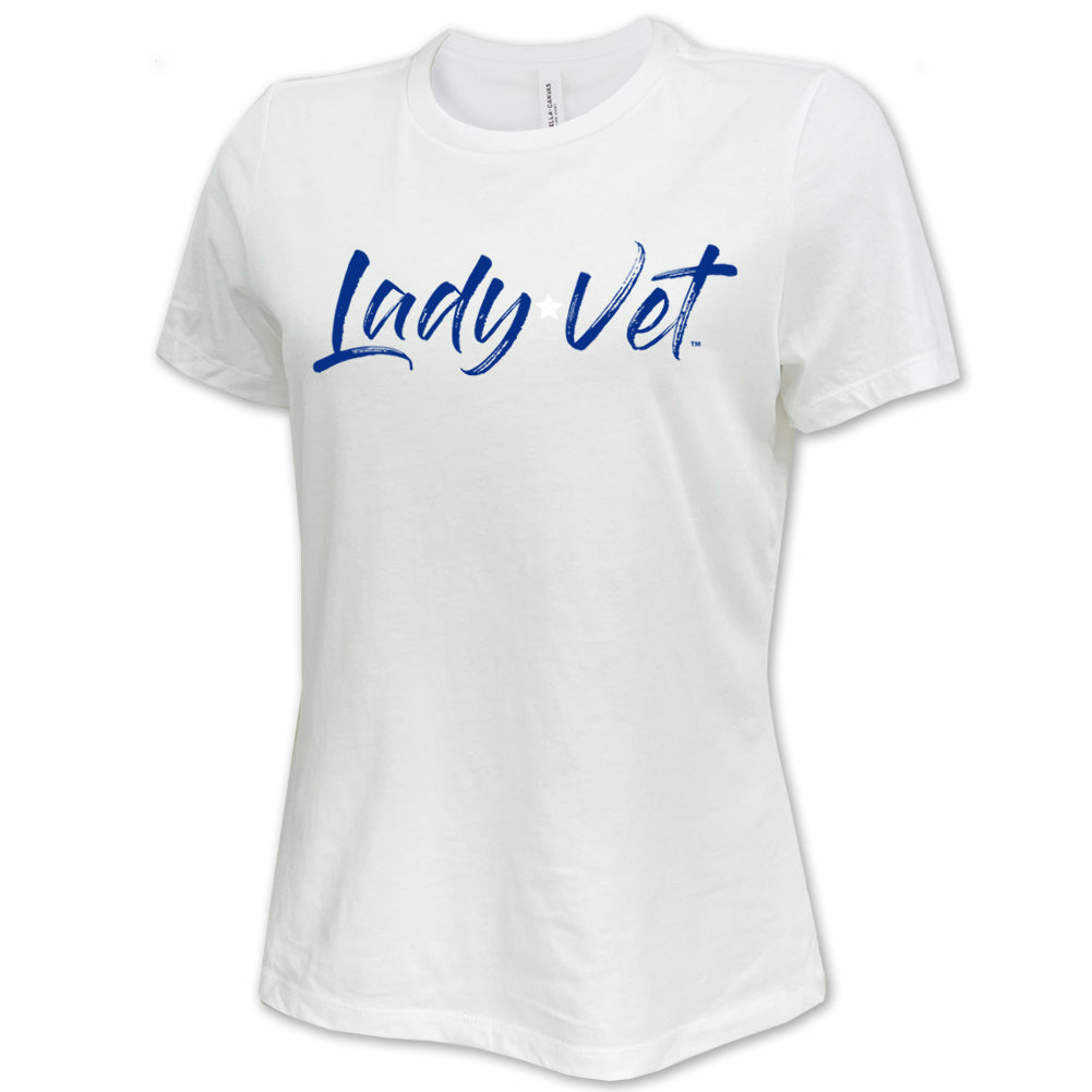 Air Force Lady Vet Full Chest Logo Ladies T-Shirt