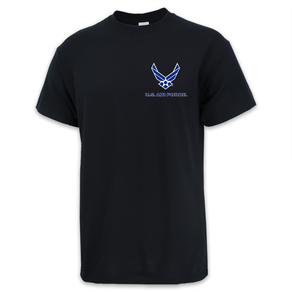 Air Force Wings Left Chest Logo T-Shirt