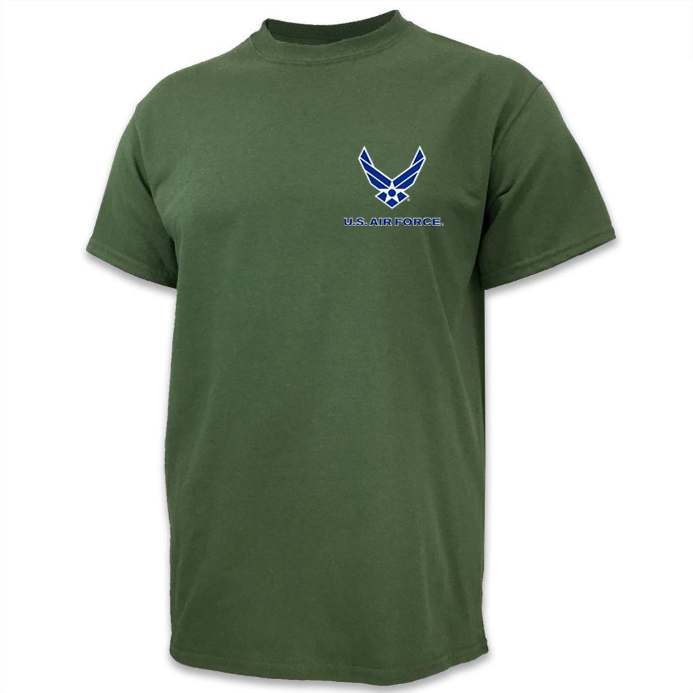 Air Force Wings Left Chest Logo T-Shirt