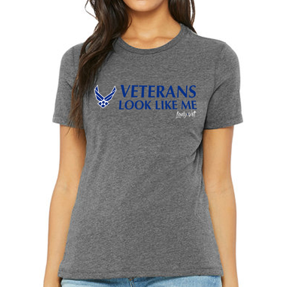 Air Force Vet Looks Like Me Ladies T-Shirt