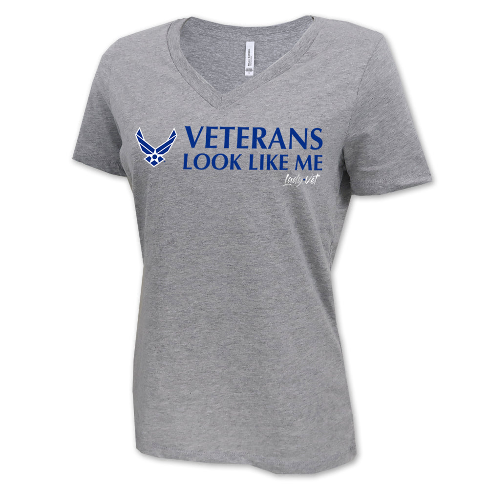 Air Force Vet Looks Like Me V-Neck T-Shirt