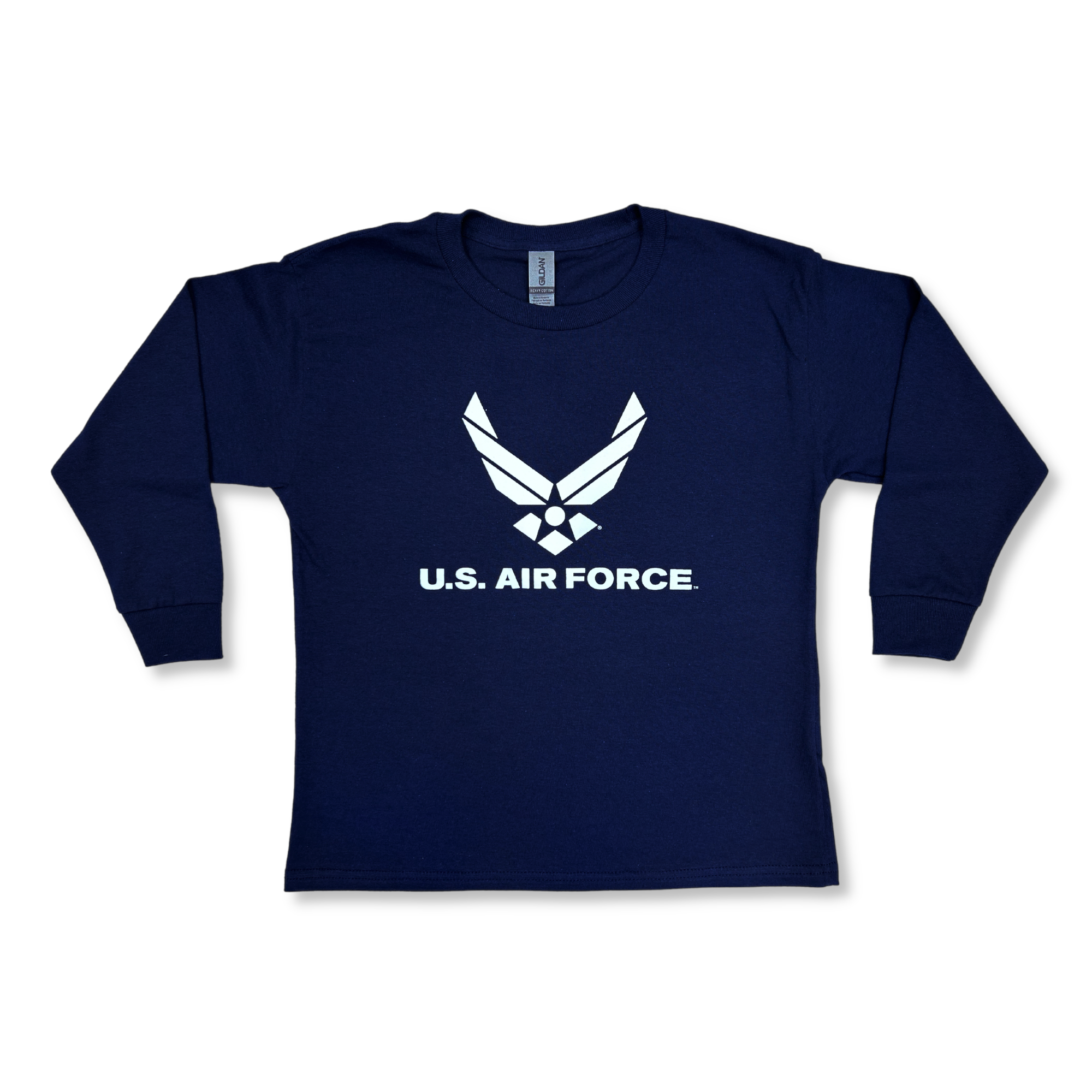 Air Force Youth Logo Core Long Sleeve T-Shirt (Navy)