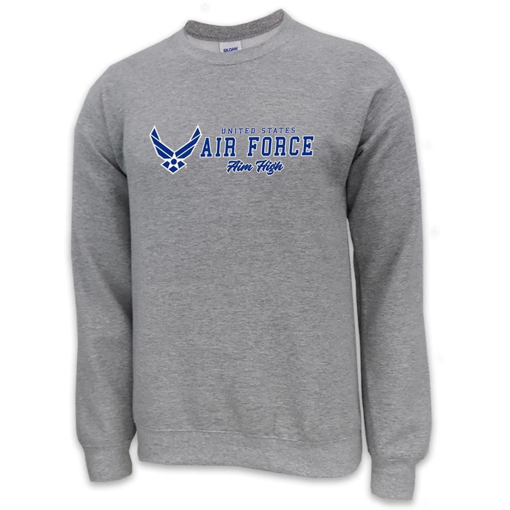 United States Air Force Aim High Logo Crewneck