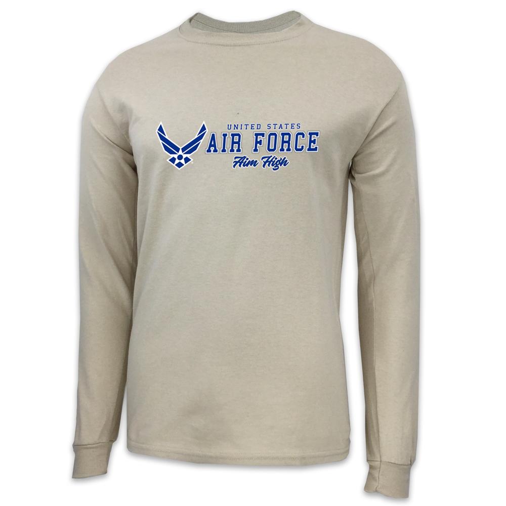 United States Air Force Aim High Logo Long Sleeve T-Shirt