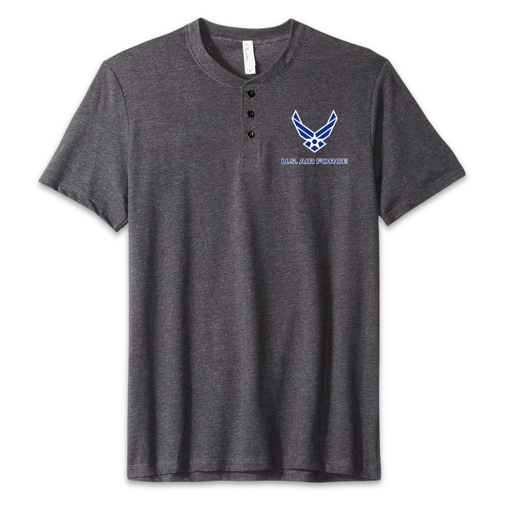 Air Force Wings Mens Henley T-Shirt