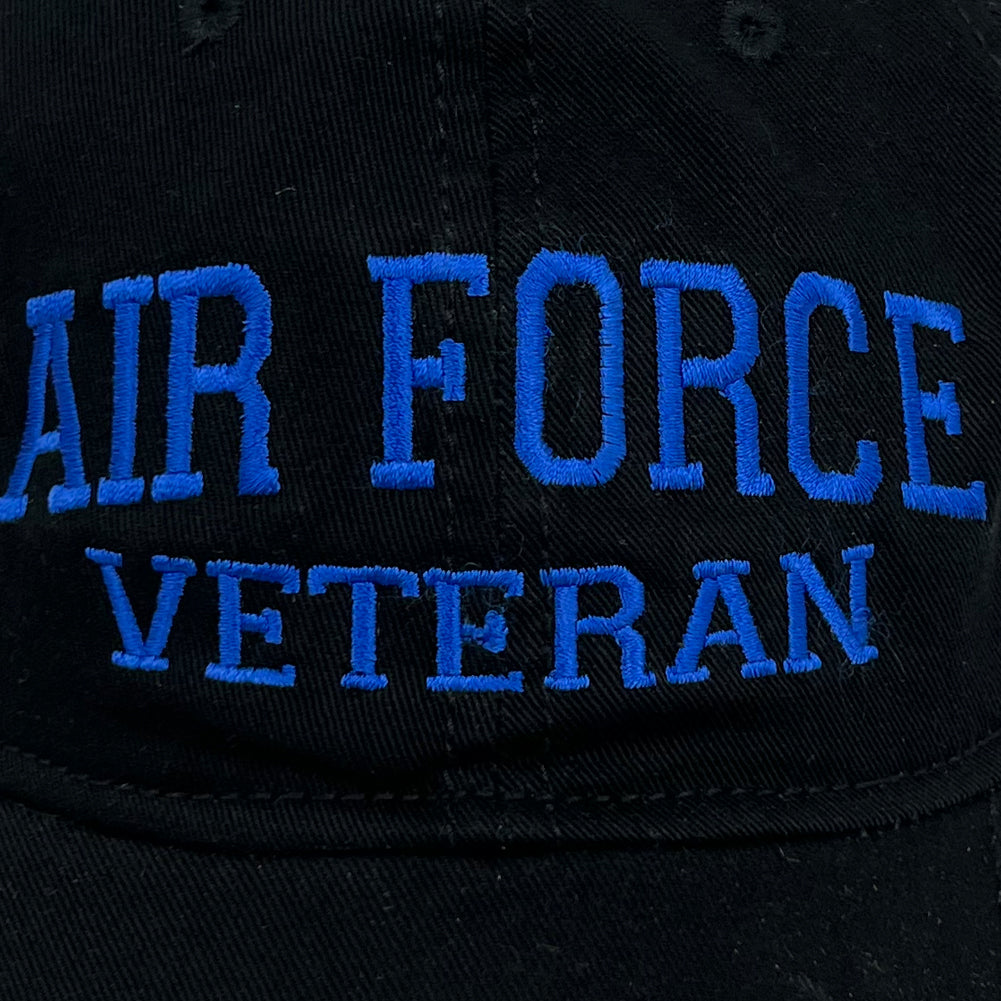 Air Force Veteran Hat (Black)