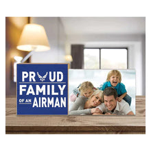 Load image into Gallery viewer, Air Force Floating Picture Frame Military Proud Family*