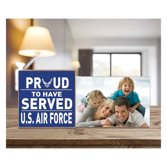 Air Force Proud to Serve Floating Picture Frame*