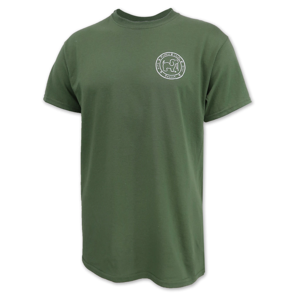 Military Working Pup Puppie Love T-Shirt (OD Green)