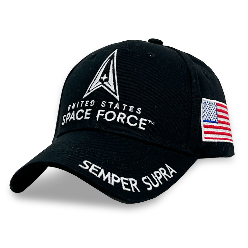 United States Space Force Logo Hat (Black)