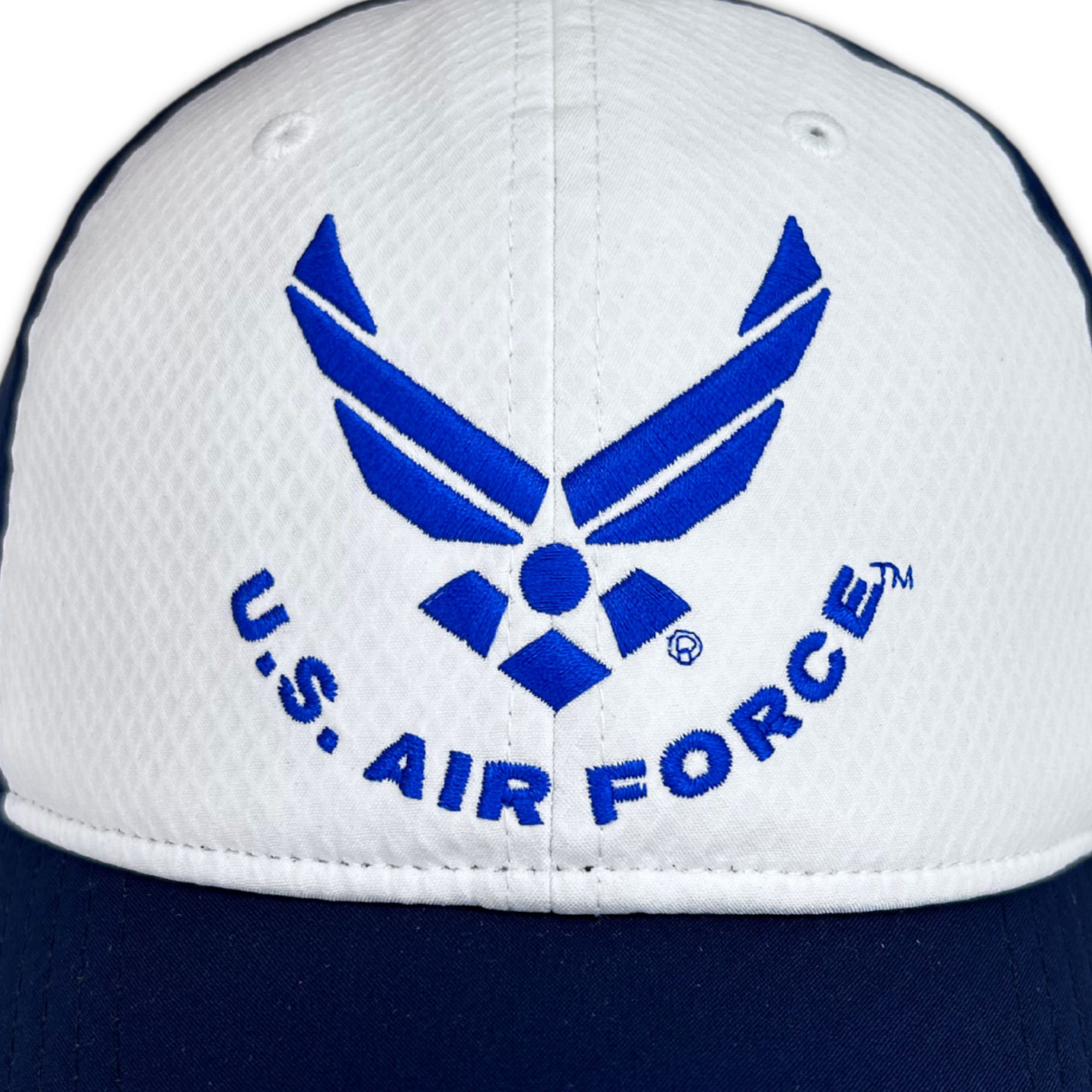 United States Air Force Under Armour Zone Adjustable Hat (White)