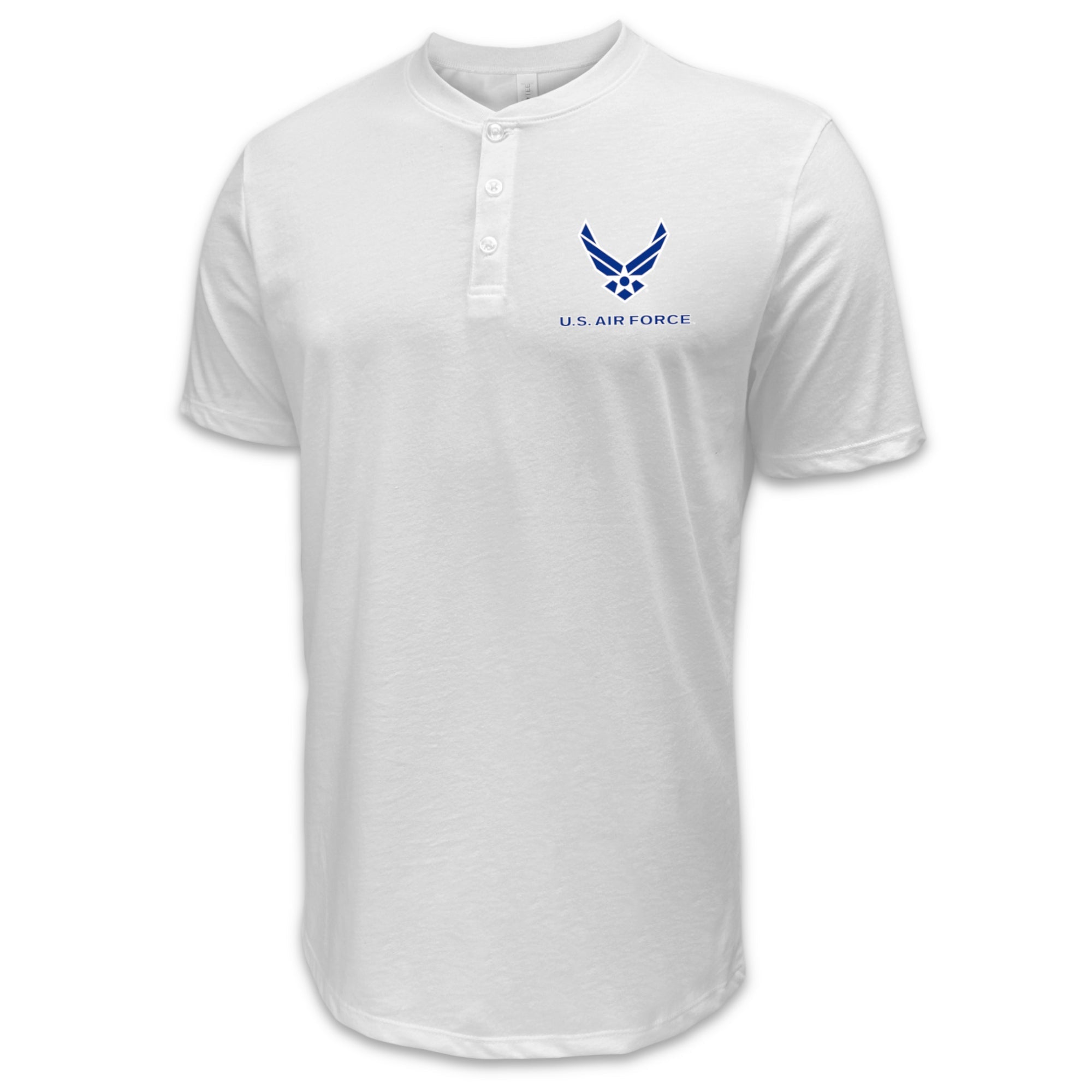 Air Force Wings Mens Henley T-Shirt