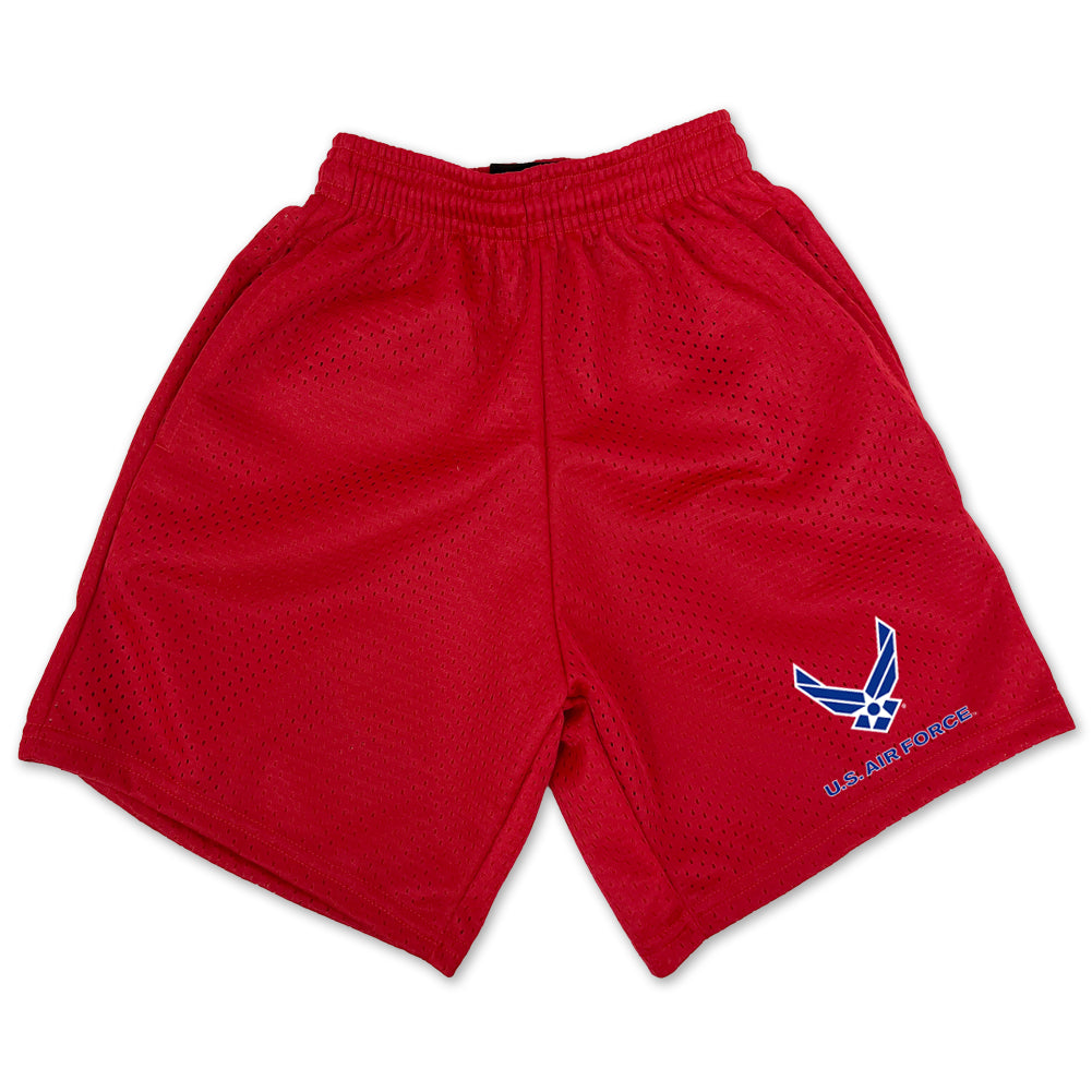 Air Force Youth Wings Logo Mesh Shorts