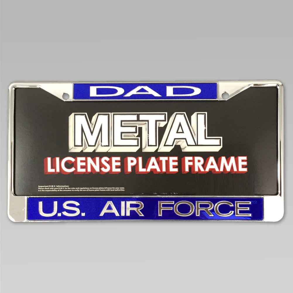 AIR FORCE DAD LICENSE PLATE FRAME 1