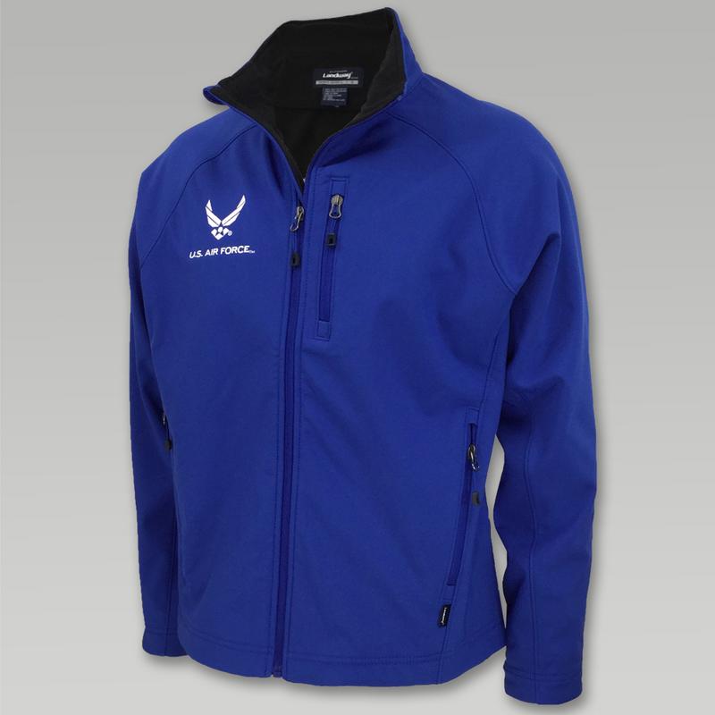 AIR FORCE SOFT SHELL JACKET (ROYAL)