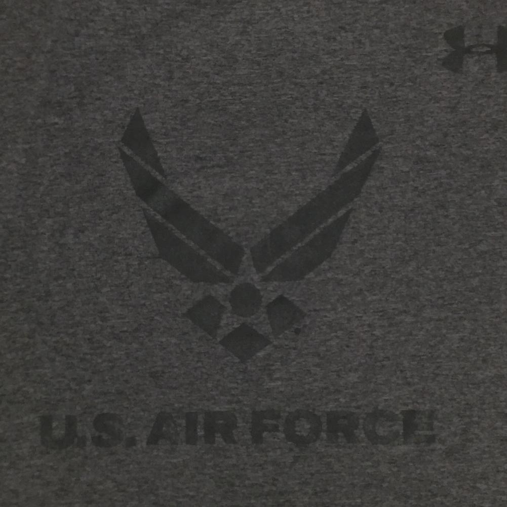 AIR FORCE UNDER ARMOUR FLY FIGHT WIN TECH T-SHIRT (CHARCOAL) 7