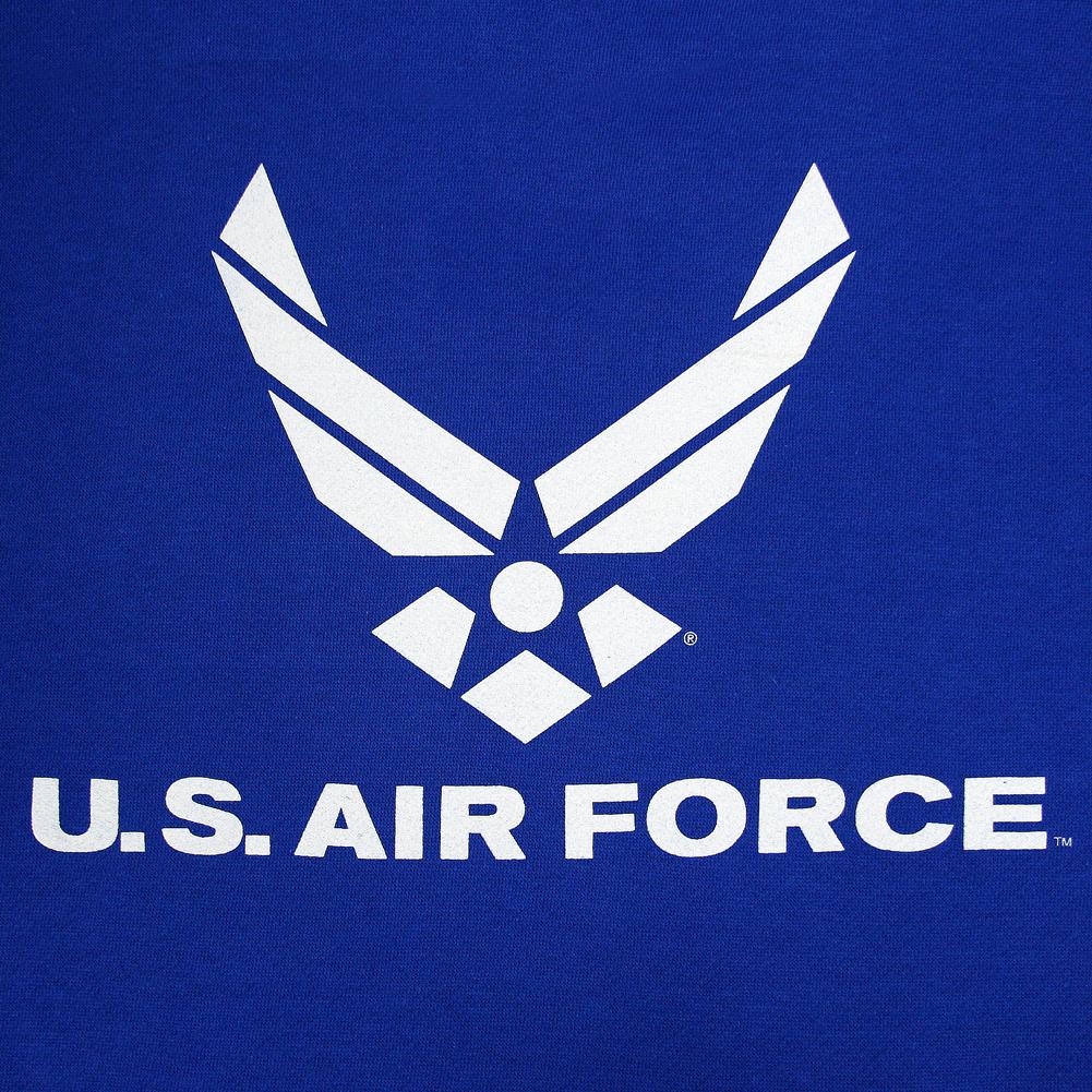 AIR FORCE WINGS LOGO HOOD (ROYAL) 1