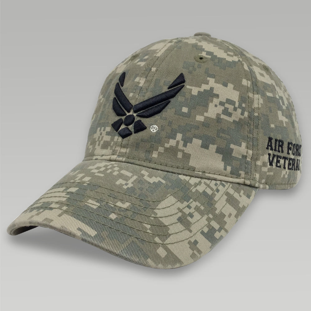 Air Force Wings Veteran Hat (Digi Camo)