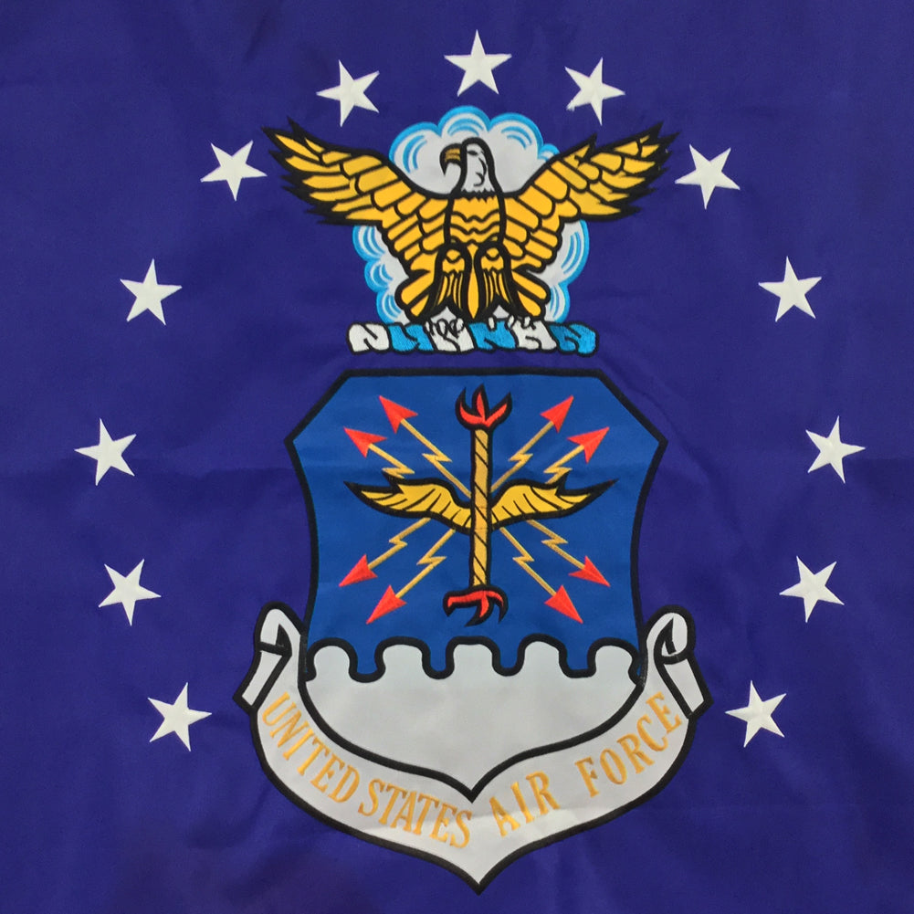 Air Force 2 Sided Embroidered Flag (3'X5')