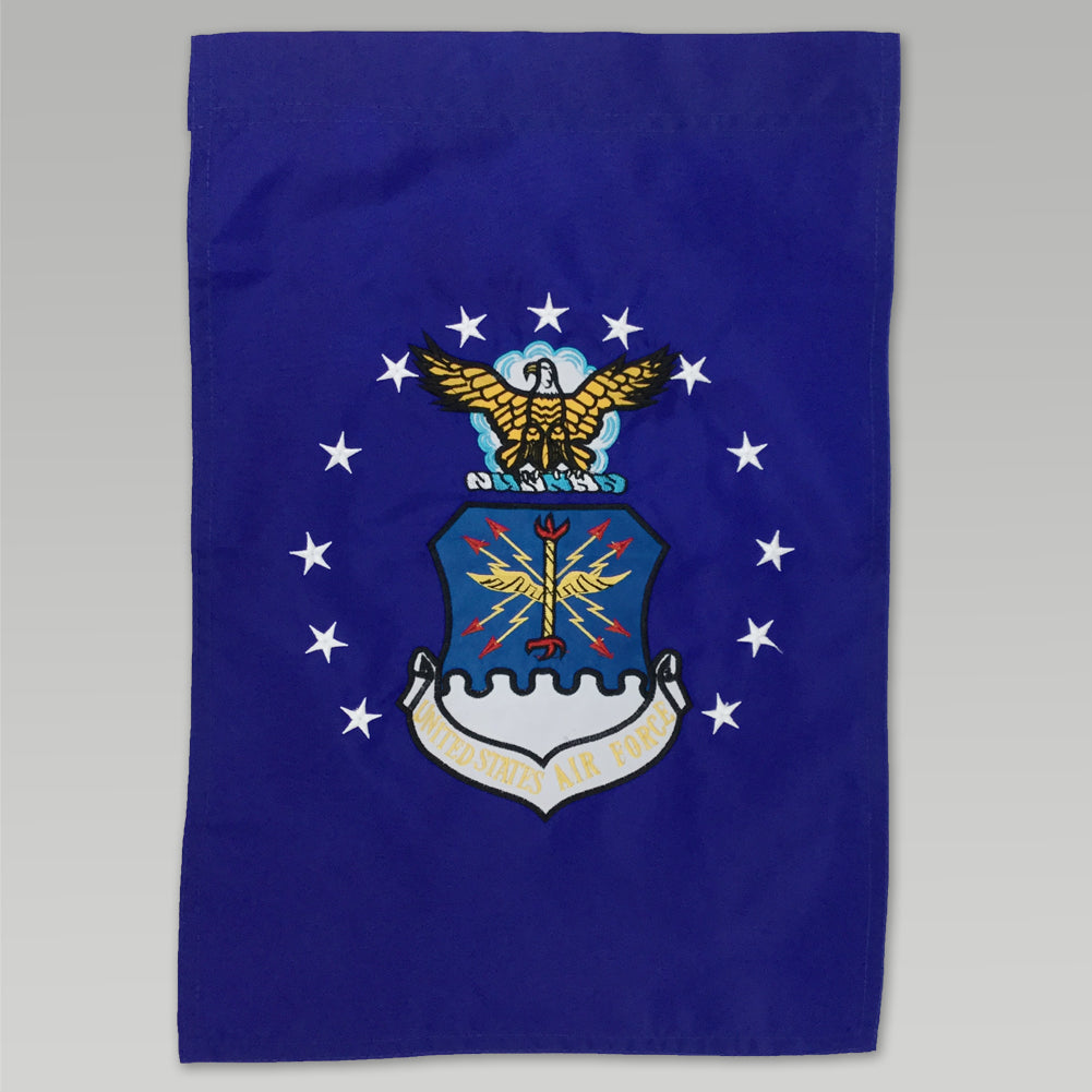 AIR FORCE EMBROIDERED GARDEN FLAG (12"X18") 1