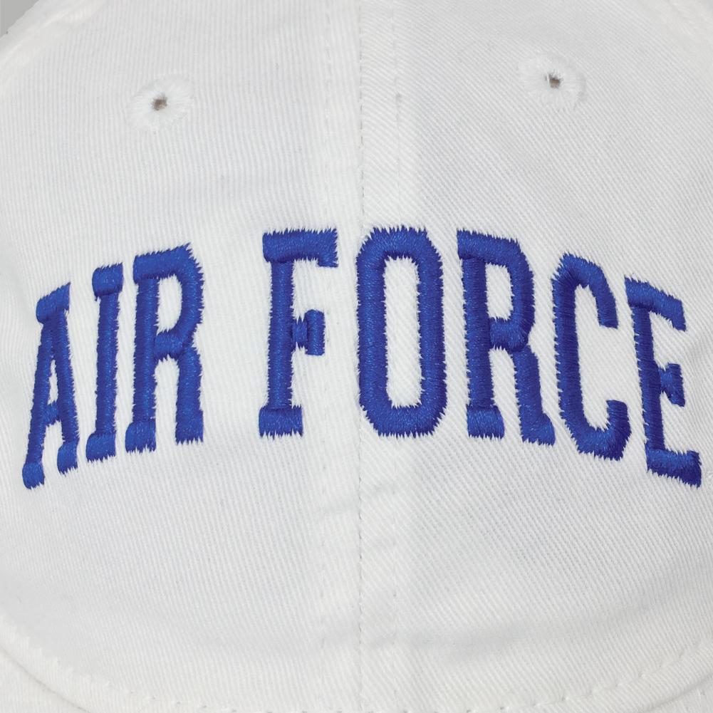 LADIES AIR FORCE ARCH HAT (WHITE) 1